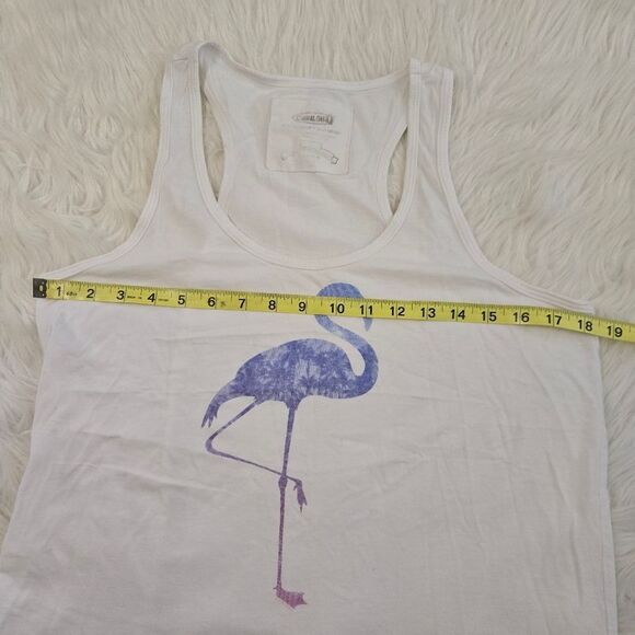 CARILOHA Bamboo Flamingo Athletic Tank Size Large - Picture 9 of 9